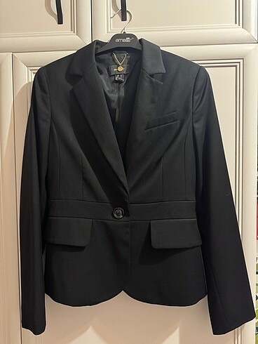 Siyah blazer ceket