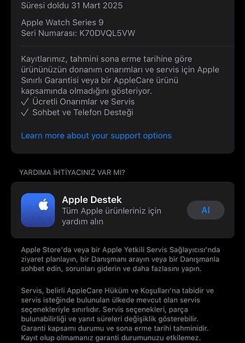 Apple Watch Apple Watch 9 Siyah Akıllı Saat