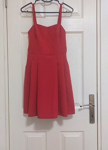 xs Beden kırmızı Renk Kırmızı Elbise