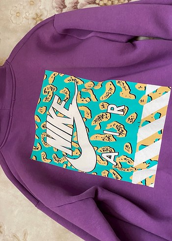 Nike Mor Kapüşonlu Sweatshirt - Görsel 2