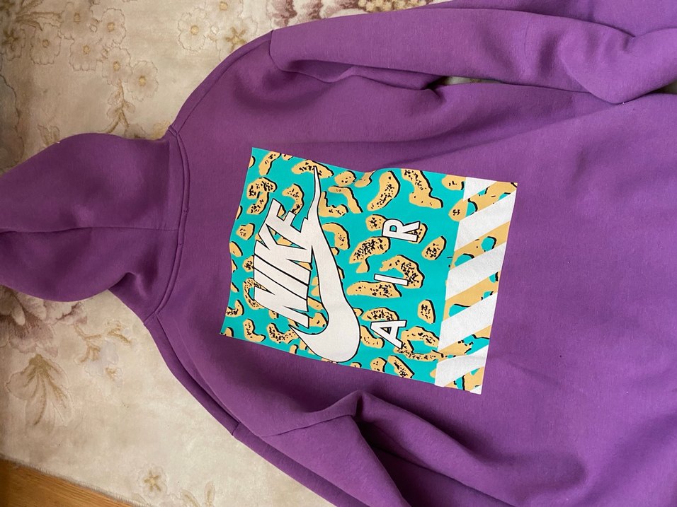 Nike Mor Kapüşonlu Sweatshirt - Görsel 2