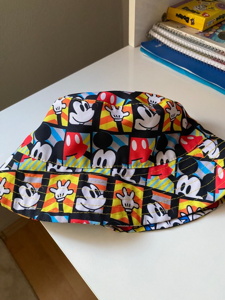 Mickey mouse çift taraflı şapka - Görsel 4