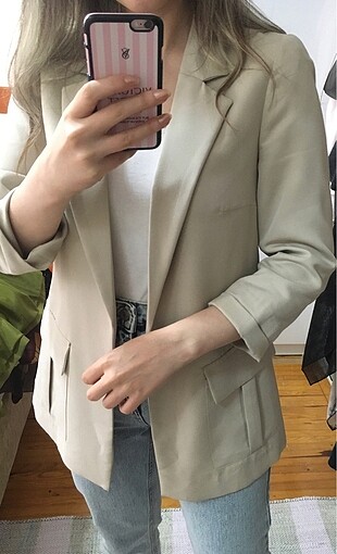 Koton Koton ekru krem blazer ceket