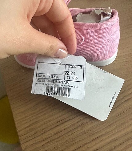 22 Beden Lcw 22-23 numara bebek ayakkabısı