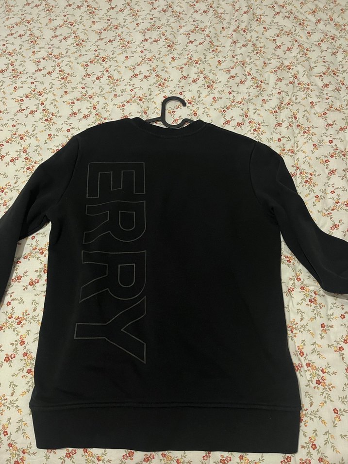 Siyah Baskılı Erkek Sweatshirt - Görsel 2