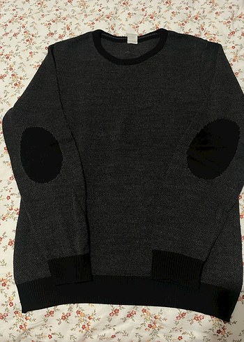 Defacto Gri Erkek Bisiklet Yaka Kazak - Görsel 7