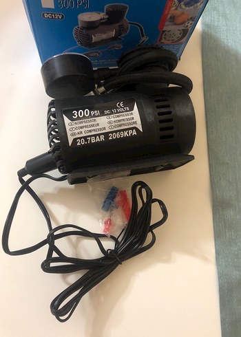 12V Siyah Hava Kompresörü 300 PSI - Görsel 2