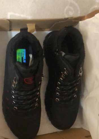 42 Numara Sıfır Siyah Erkek Bağcıklı Kauçuk Bot - Görsel 2