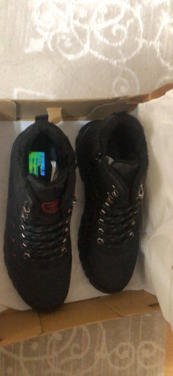 42 Numara Sıfır Siyah Erkek Bağcıklı Kauçuk Bot - Görsel 2