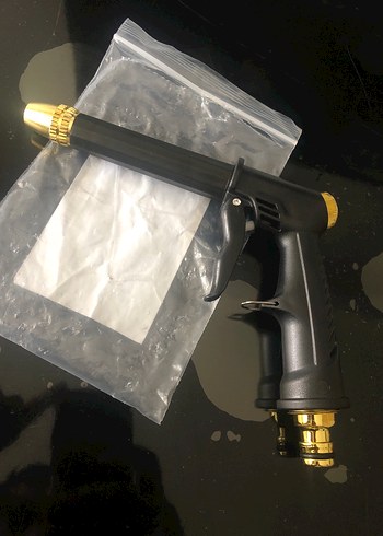 Altın Detaylı Siyah Otoyıkama Tabancası - Görsel 2