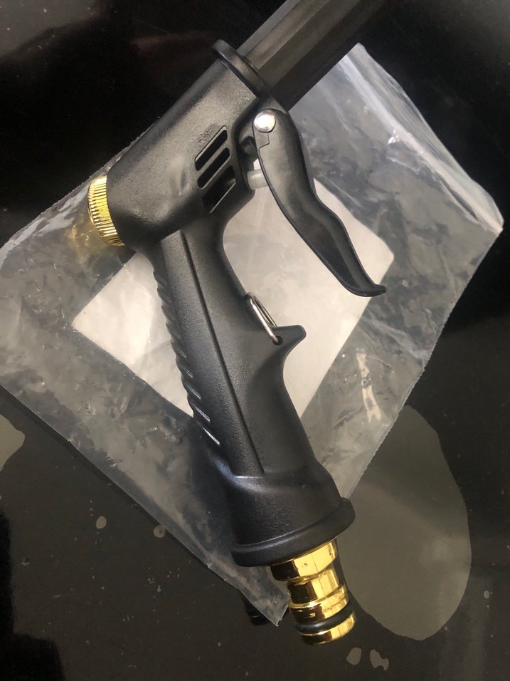 Altın Detaylı Siyah Otoyıkama Tabancası - Görsel 3