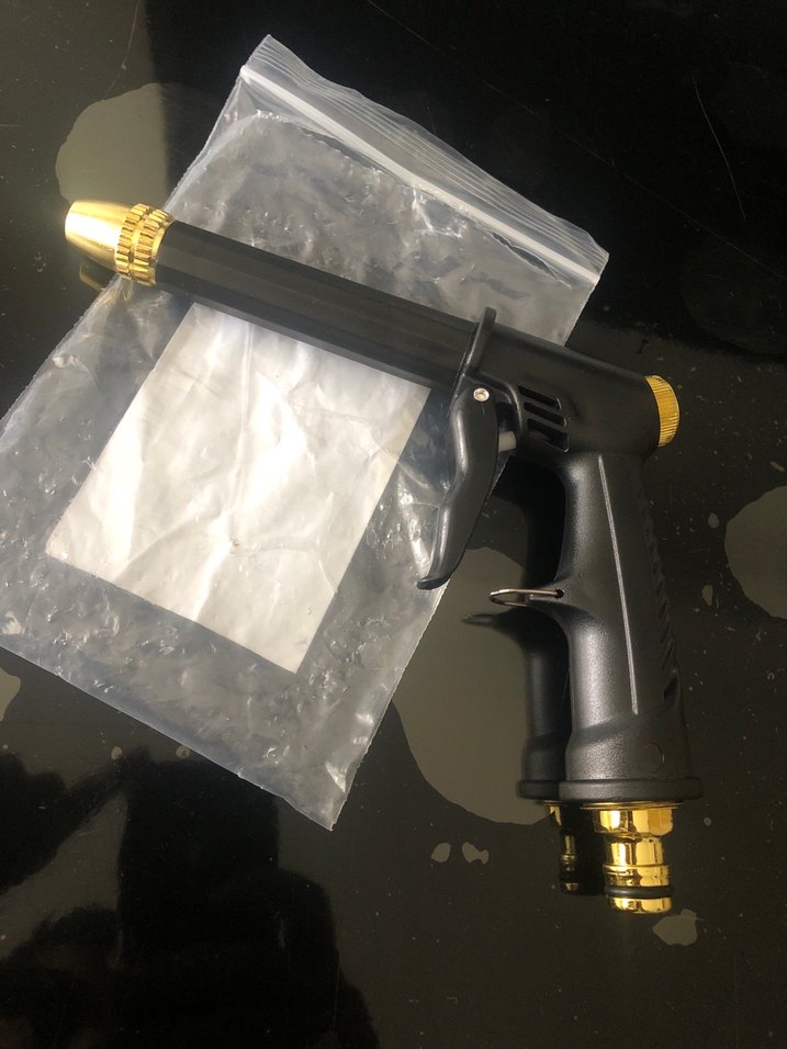 Altın Detaylı Siyah Otoyıkama Tabancası - Görsel 2