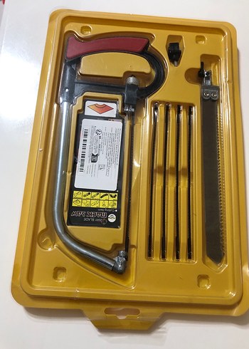 Sarı Testere Seti ve Yedek Bıçaklar - Görsel 3