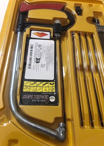 Sarı Testere Seti ve Yedek Bıçaklar - Görsel 5