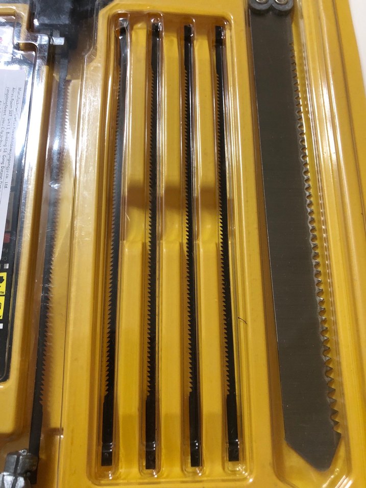 Sarı Testere Seti ve Yedek Bıçaklar - Görsel 4