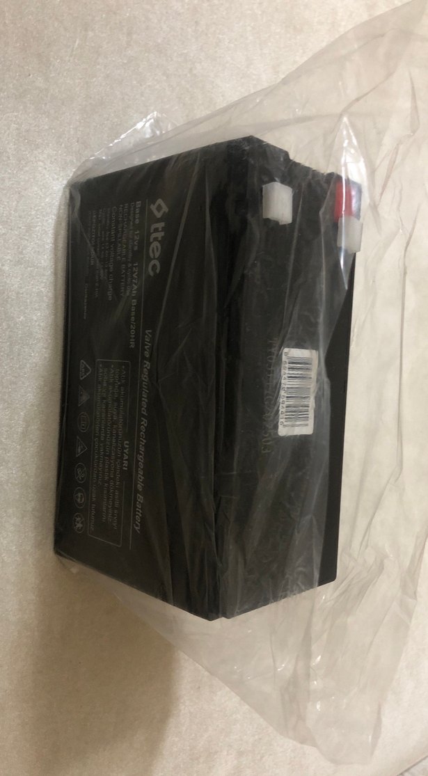 Akülü araba aküsü Ttec 12V 7Ah Şarjlı Akü Siyah - Görsel 3