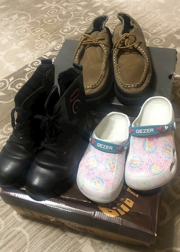 33 numara çocuk botu,34 numara çocuk terliği ve 43 numara erkek - Görsel 6