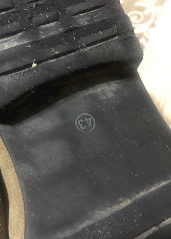 33 numara çocuk botu,34 numara çocuk terliği ve 43 numara erkek - Görsel 5