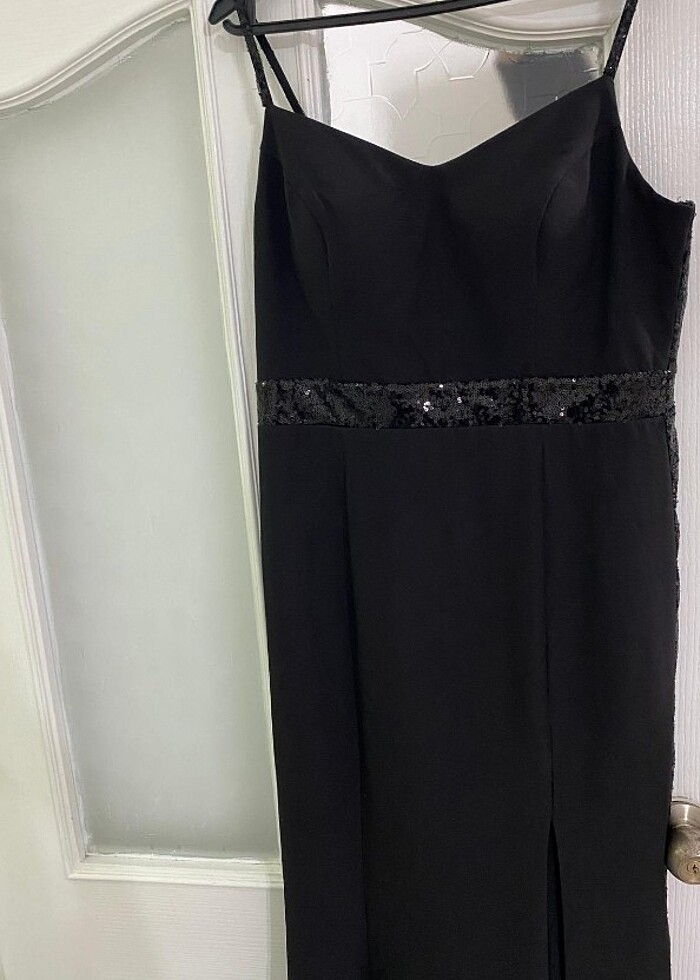 siyah abiye elbise az kullanılmış - Görsel 2