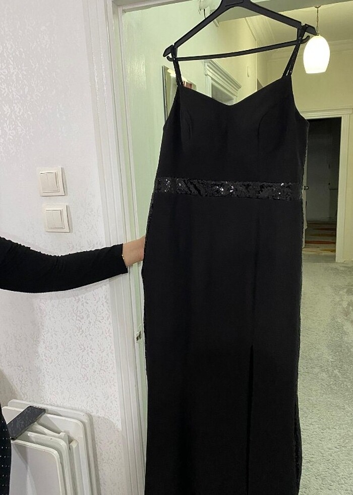 siyah abiye elbise az kullanılmış - Görsel 3