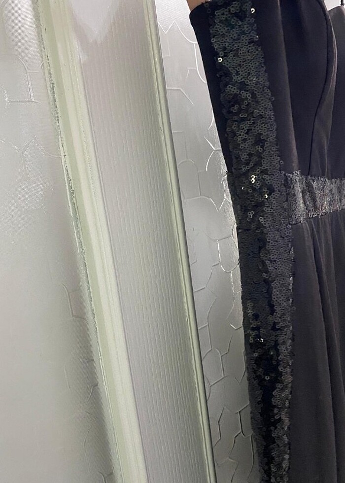 siyah abiye elbise az kullanılmış - Görsel 5