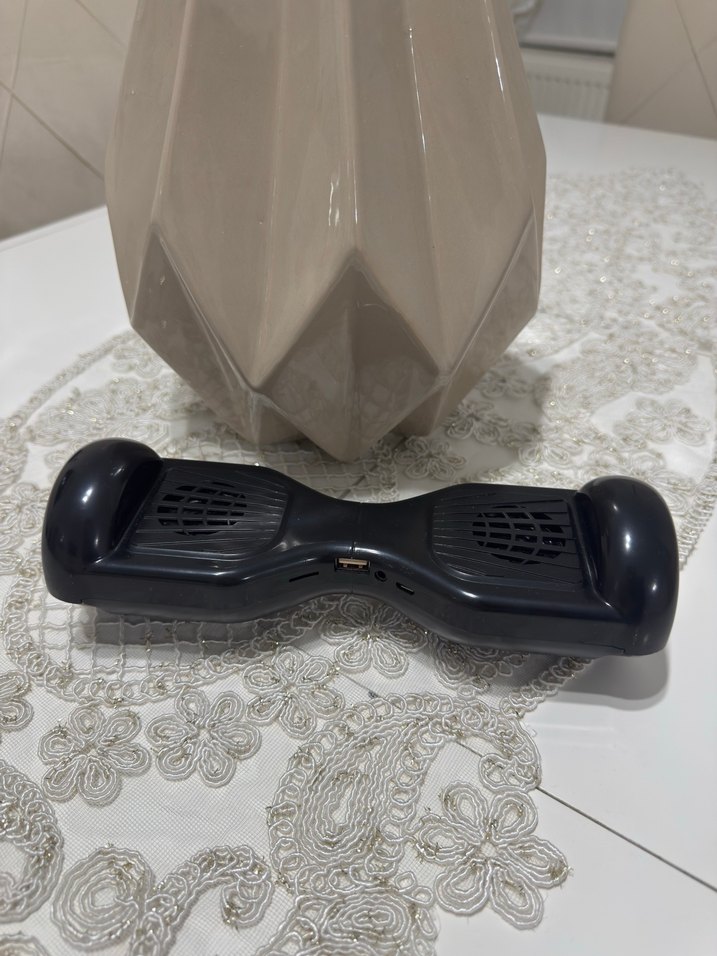Kablosuz Siyah Hoverboard Scooter Hoparlör - Görsel 3