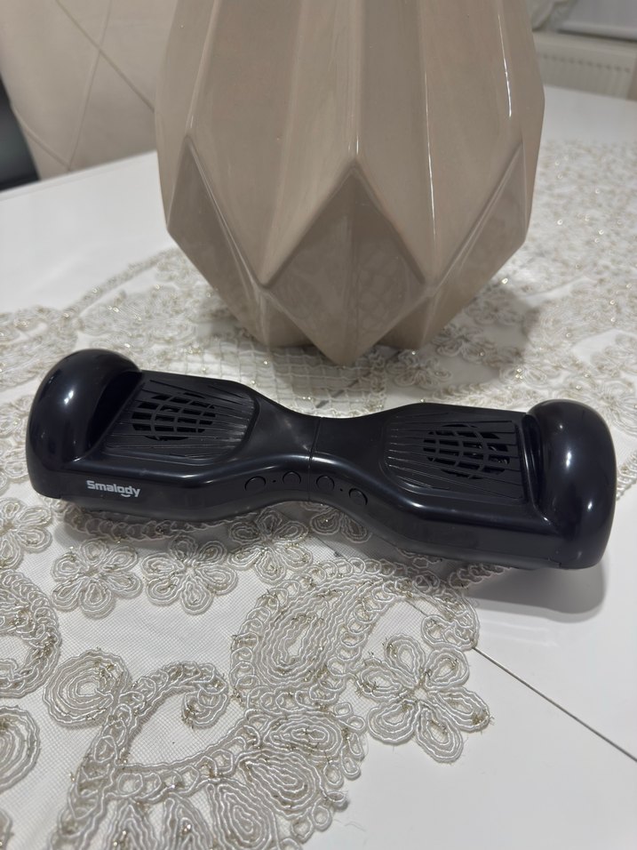 Kablosuz Siyah Hoverboard Scooter Hoparlör - Görsel 5