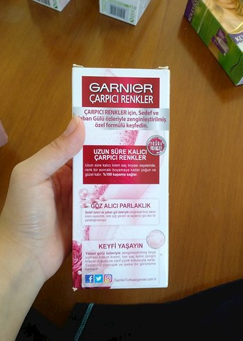 Beden Garnier Çarpıcı Renkler Yoğun Kalıcı Krem Saç Boyası 7.0 Kumral