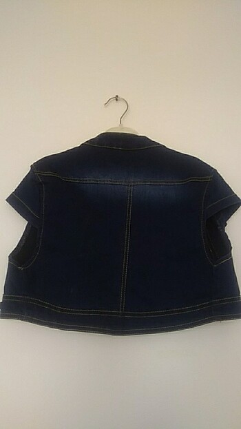 38 Beden lacivert Renk Mini bolero kot ceket