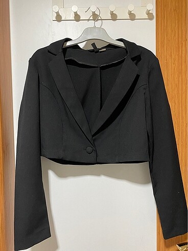 crop blazer hm