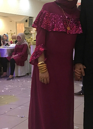 Abiye fuşya