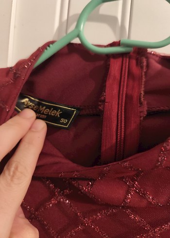 Bordo Uzun Kollu Kadın Sabahlık - Görsel 7