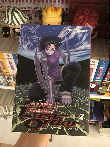 Battle Angel Alita: Last Order Omnibus 2 ingilizce manga cizgi r
