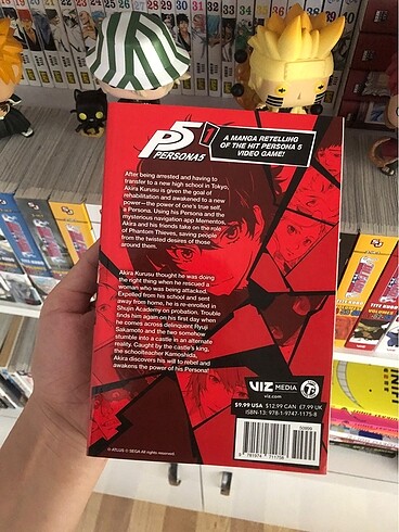  Persona 5 vol 1 ingilizce manga cizgi roman