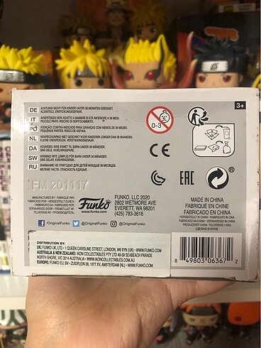  Beden Renk Funko Pop Naruto Sasuke Uchiha