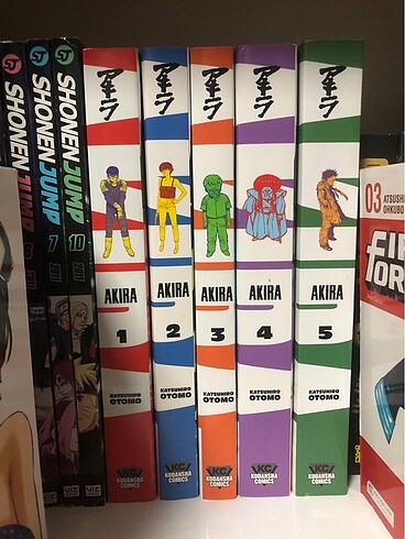 Akira Vol 1-5 Set İngilizce Manga