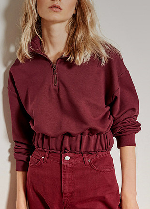Fermuarlı sweat