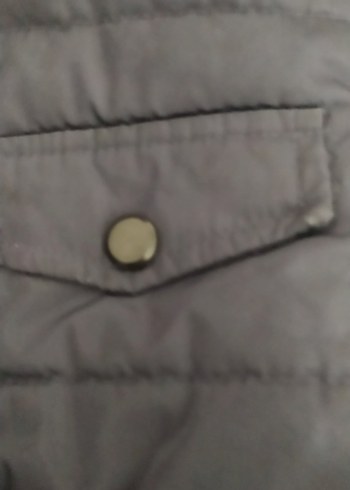 Kürklü Kapüşonlu Gri Erkek Çocuk Mont - Görsel 4