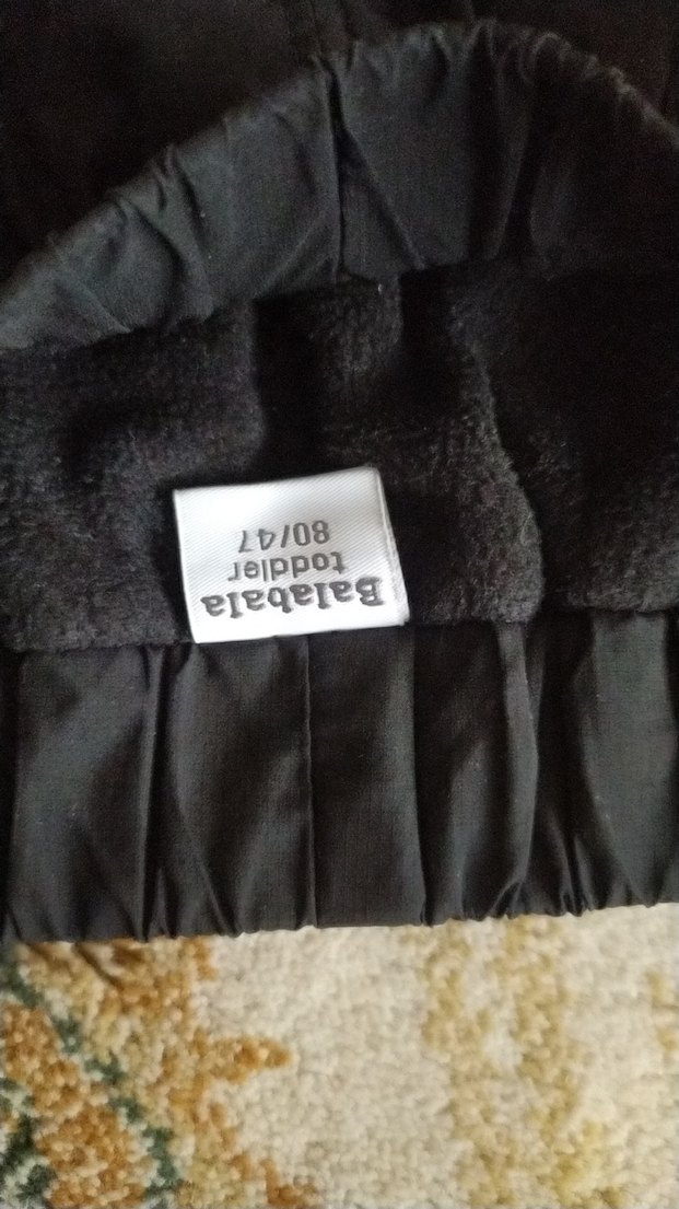 Siyah Erkek Çocuk Bol Kesim Pantolon - Görsel 4