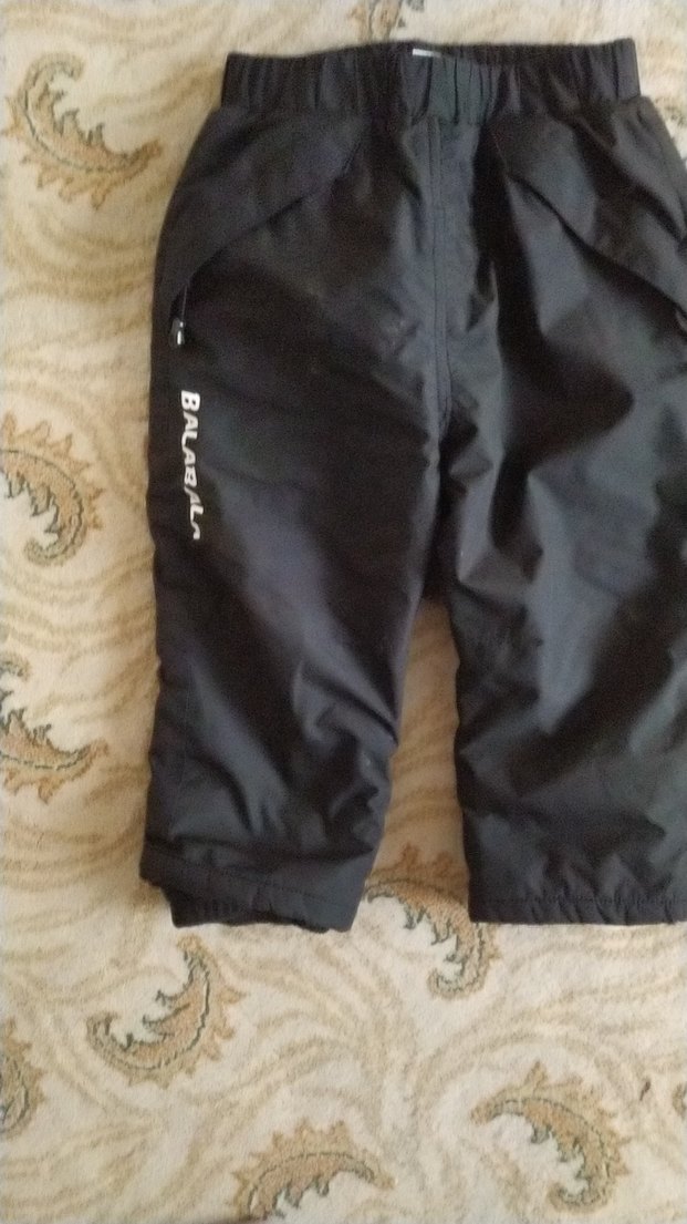 Siyah Erkek Çocuk Bol Kesim Pantolon - Görsel 2