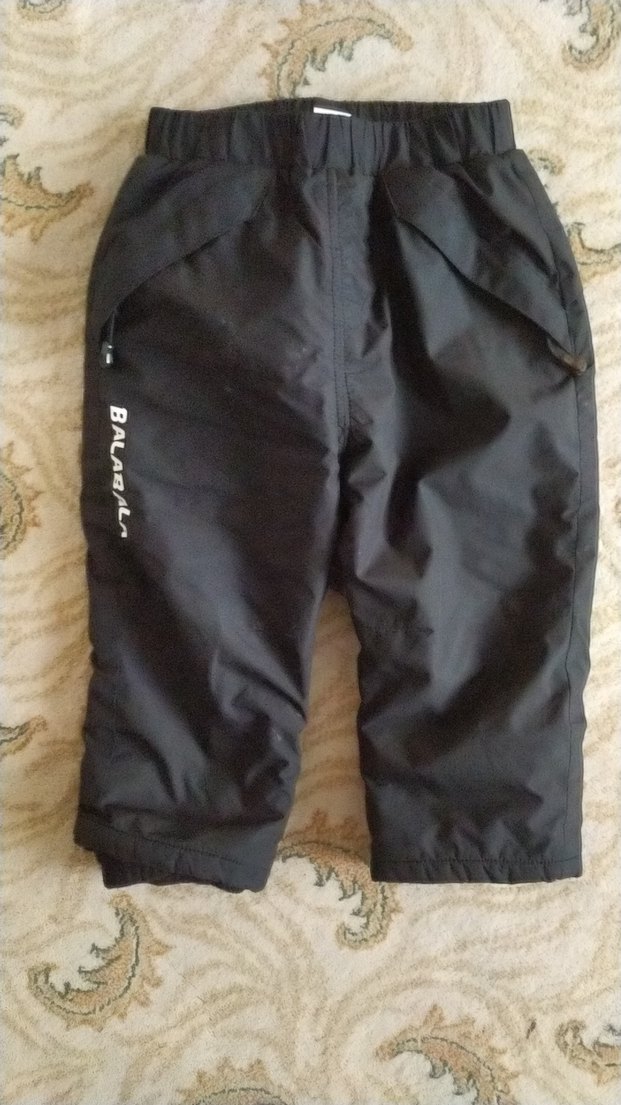 Siyah Erkek Çocuk Bol Kesim Pantolon - Görsel 3