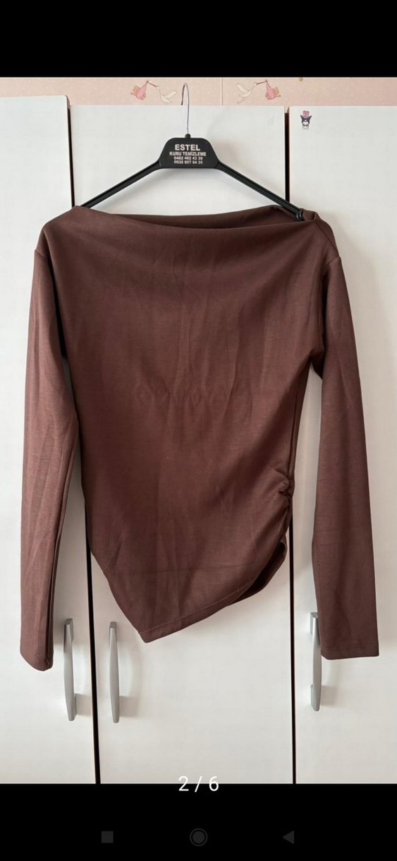 Kadın Kahverengi Keten Salaş Pantolon - Görsel 4