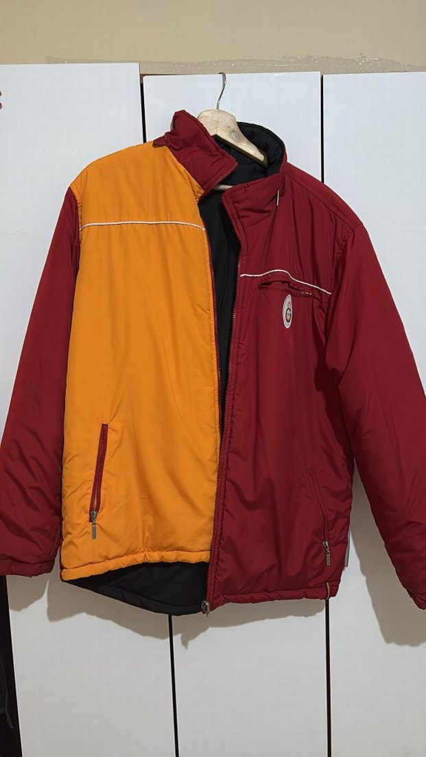 orijinal l Xl e Galatasaray yağmurluk cift taraflıdır - Görsel 4