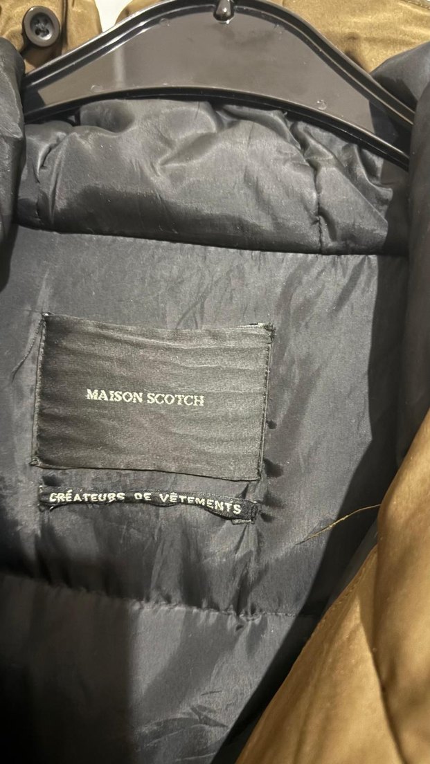 Kahverengi Kapüşonlu Erkek Mont - Görsel 4