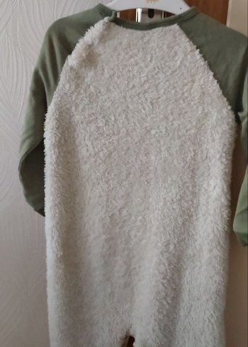 Erkek Çocuk Peluş uyki tulumu Nakışlı Dinozor - Görsel 3