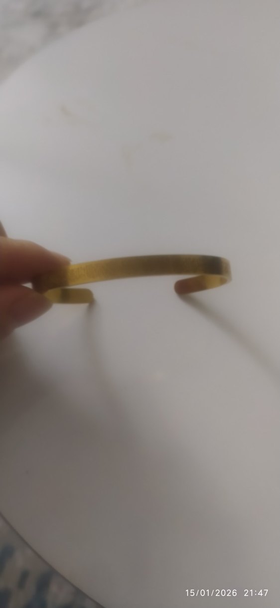 Altın Sarısı ayetul Kürsi Desenli  Bileklik - Görsel 4