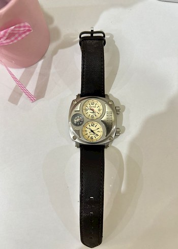Erkek Saat Siyah Kayışlı iki defa kullanıldı - Görsel 4