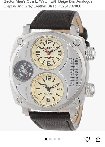 Erkek Saat Siyah Kayışlı iki defa kullanıldı - Görsel 7