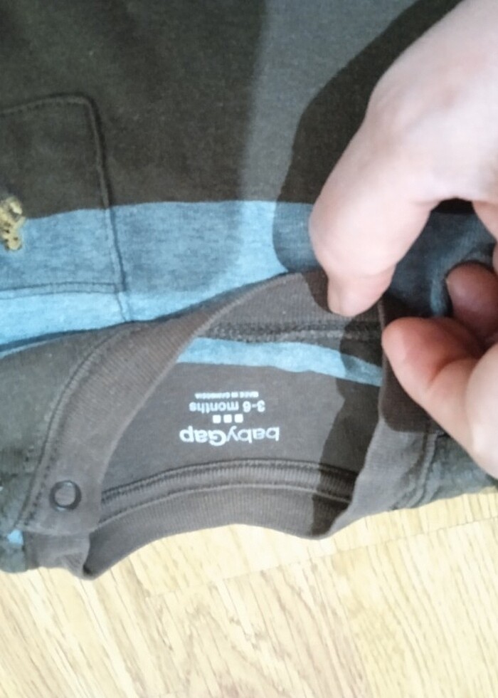 Baby GAP kollu çıtçıtlı badi - Görsel 5