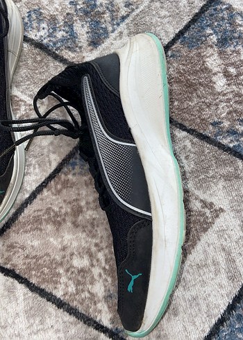 Siyah Kadın Spor Ayakkabı Velcro ve Bağcıklı - Görsel 2